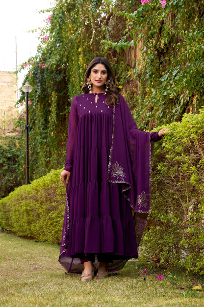 OCCASION SPECIAL MARBLE FABRIC GOWN WITH DUPATTA (TT04)