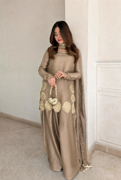 Velora Silk Suit Set with Dupatta