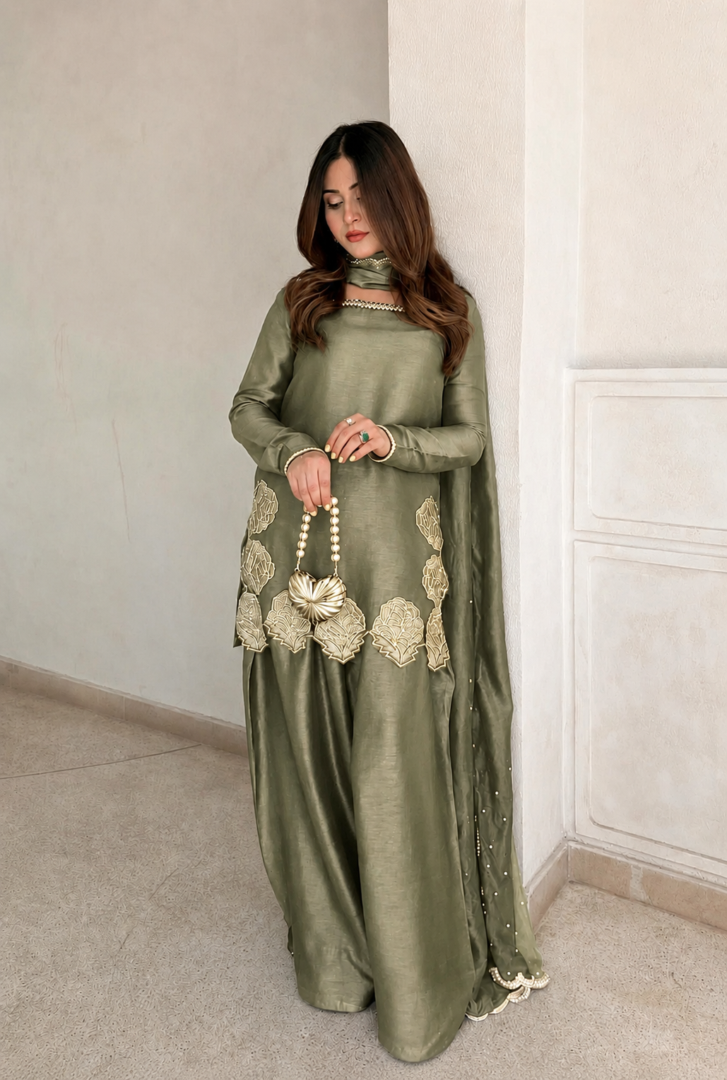 Velora Silk Suit Set with Dupatta