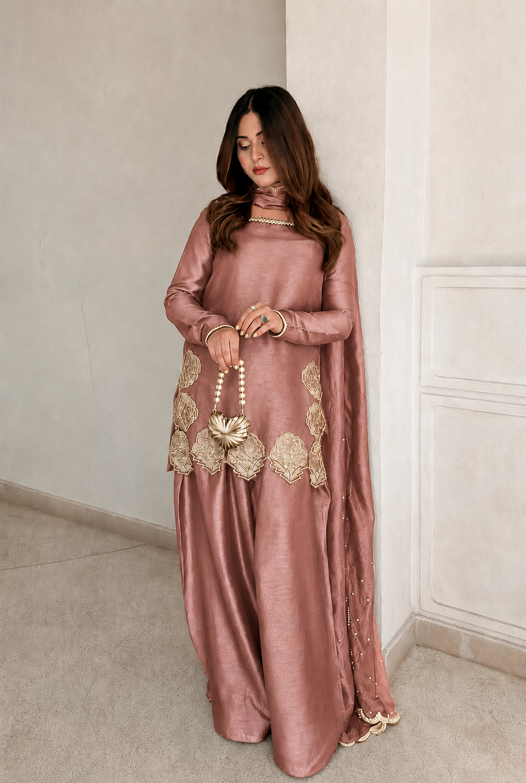 Velora Silk Suit Set with Dupatta