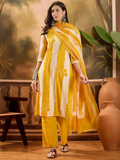 Designer Festive Wear Kurta Set with Statement Dupatta(SWSK43)