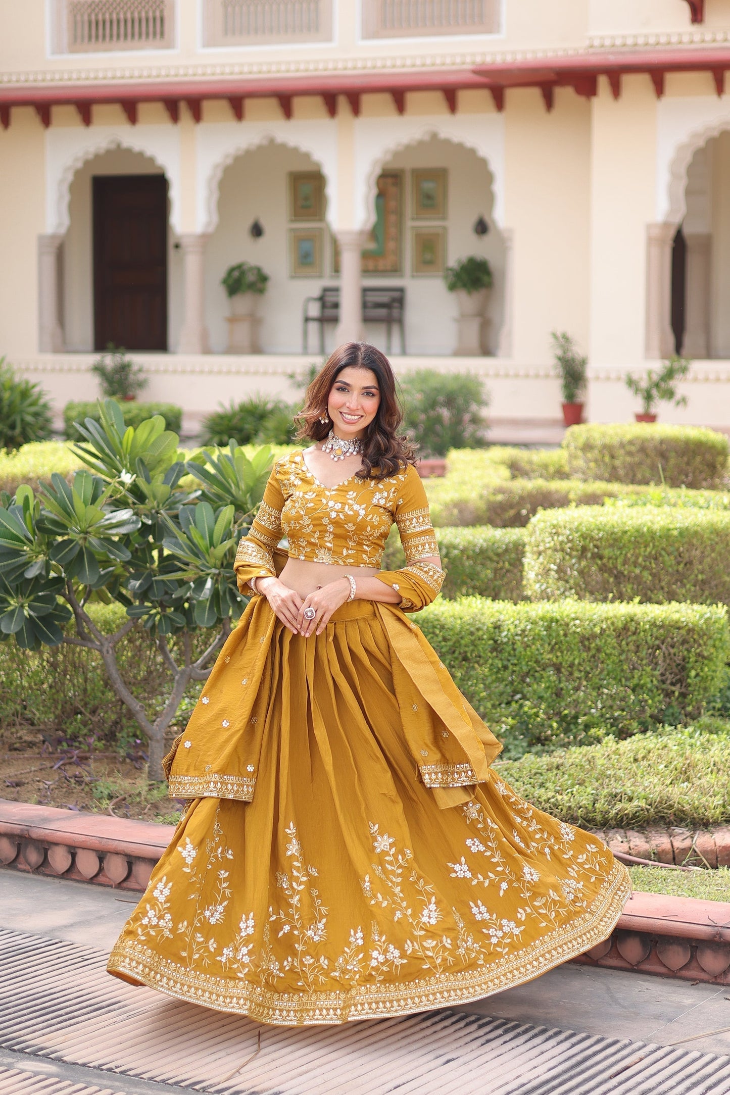 WEDDING SPECIAL NC VICHITRA SILK HEAVY SEQUINS EMBROIDERED LEHENGA CHOLI WITH DUPATTA (TT12)