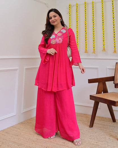 beautiful embroidery Fully Stitched Ready To Wear💃(SWSK55)