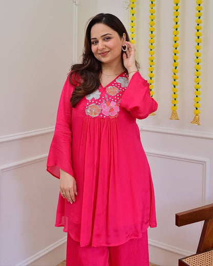 beautiful embroidery Fully Stitched Ready To Wear💃(SWSK55)