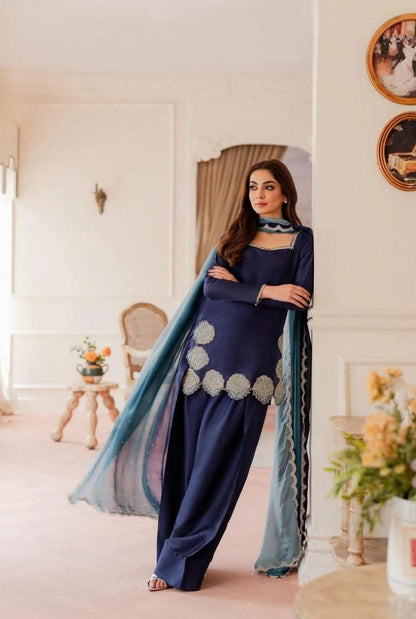 Velora Silk Suit Set with Dupatta