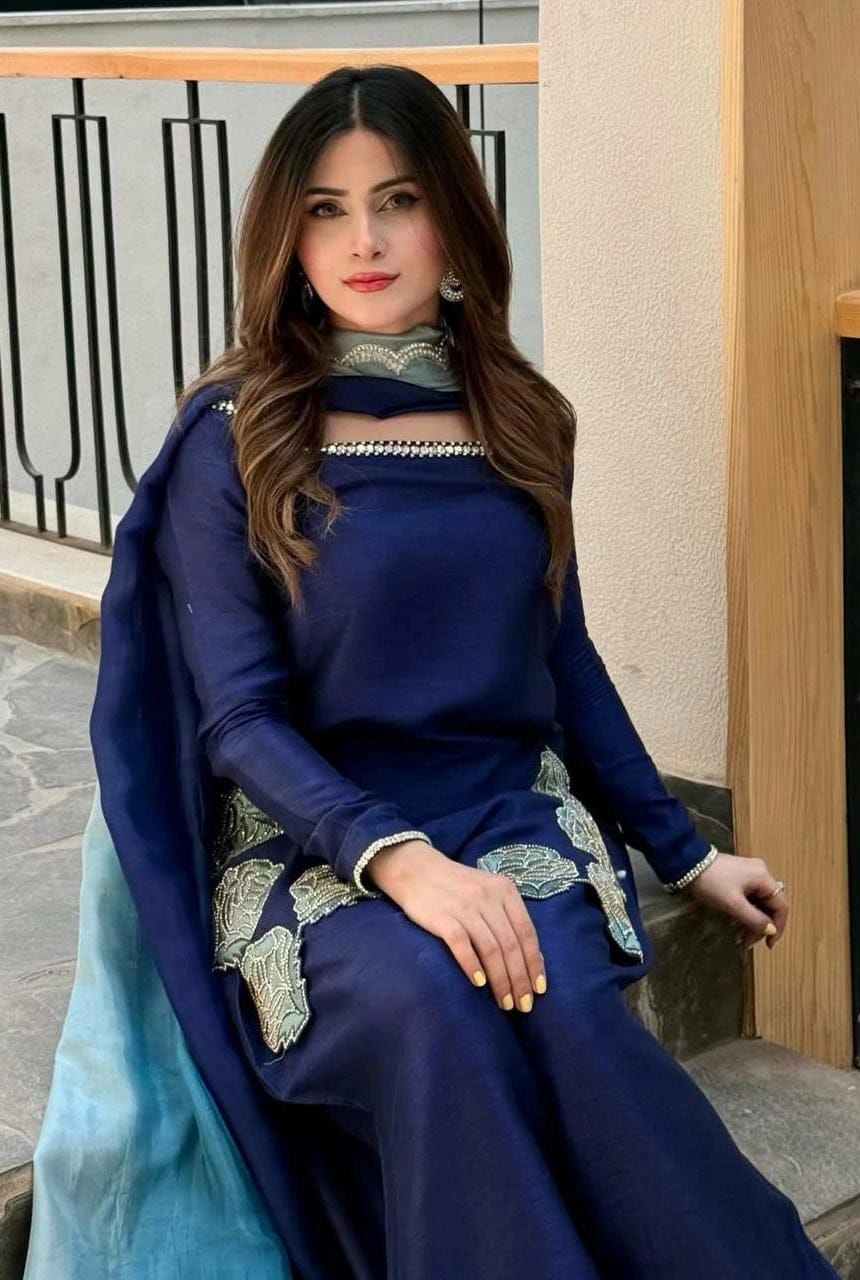 Velora Silk Suit Set with Dupatta