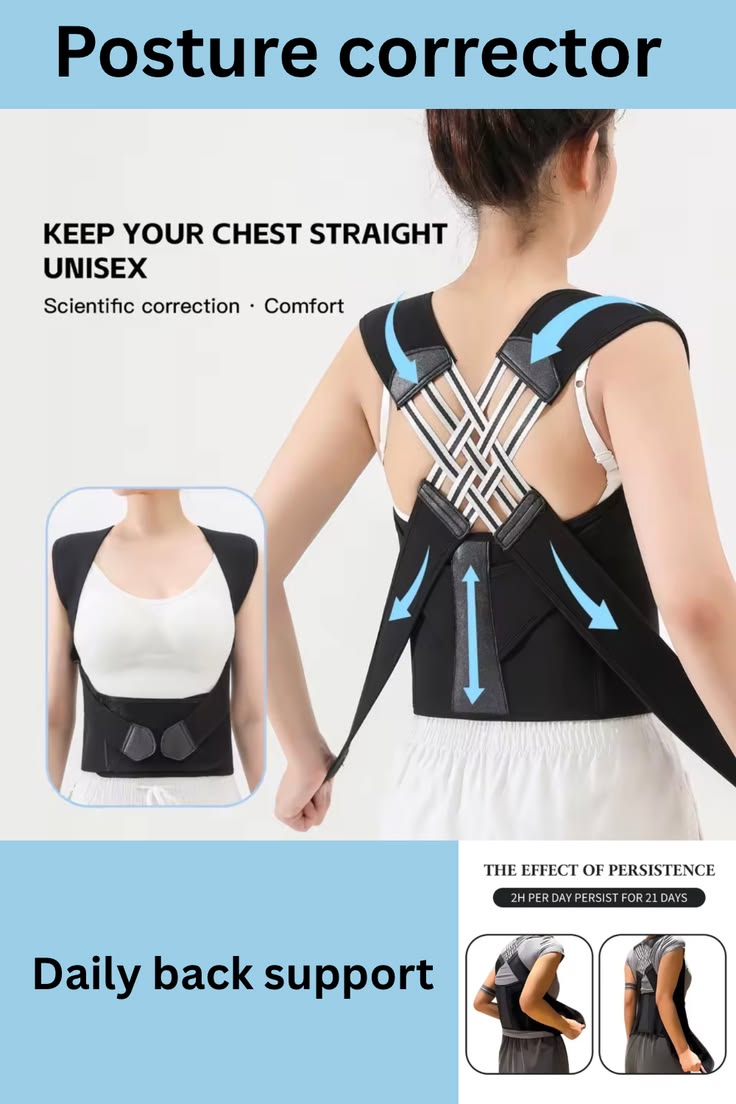 Posture Corrector for Shoulder Belt For Men & Women